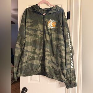 Salty Crew Green Camo Jacket 2XL